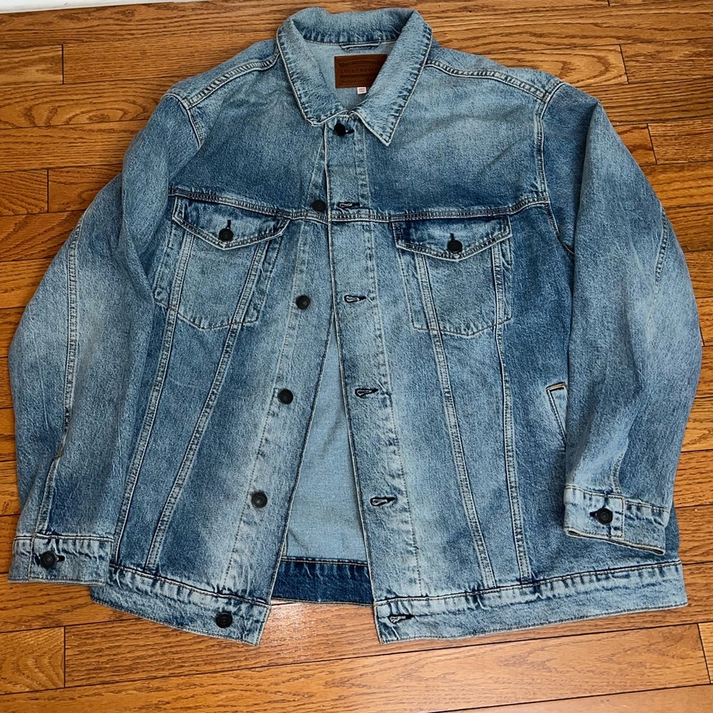 Lucky Brand Men's Light Blue Denim Jacket